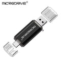 Versatile 2-in-1 Type C & Micro USB Flash Drive - High-Speed OTG Pen Drive Available in 128GB, 64GB, 32GB, 16GB, 8GB, and 4GB