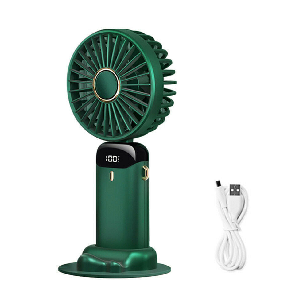 Portable Hand-Held Fan Mini Folding Desk Fan Cooler Cooling USB Rechargeable UK