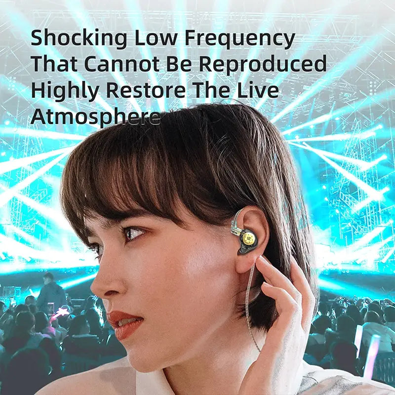 EDX PRO HIFI Bass Dynamic Earbuds - Sport Noise Cancelling In-Ear Monitors